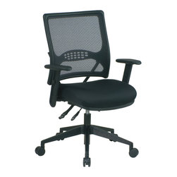 Professional Air Grid Back Managers Office Chair with Dual Function Control - Office Chairs