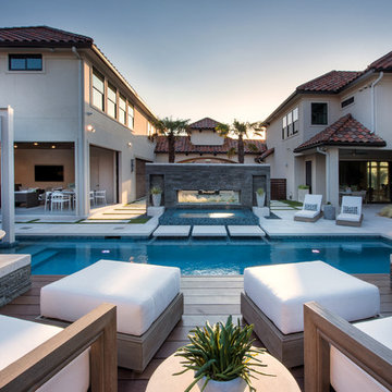 Intimate Backyard Spa