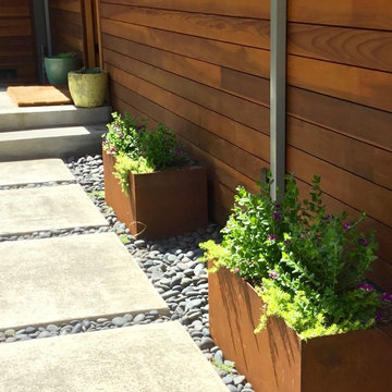 Steel Planters, Modern Planter boxes