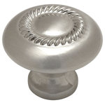Cosmas - Cosmas 228SN Satin Nickel Rope Design 1-1/4&rdquo; Cabinet Knob - Manufacturer: Cosmas