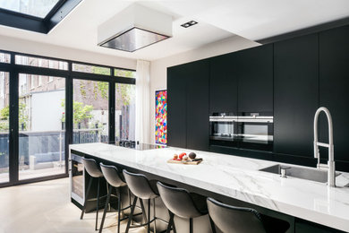 Example of a trendy kitchen design in Amsterdam