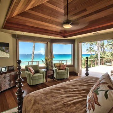 Keawakapu Master Bed TV, Lighting, Shades & Music