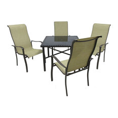 Outdoor Innovations Patio Furniture Houzz Outdoor Innovations 153 99 147 Pacifica 5 Piece Dining Collection