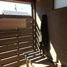 Half Moon Bay --- outdoor shower