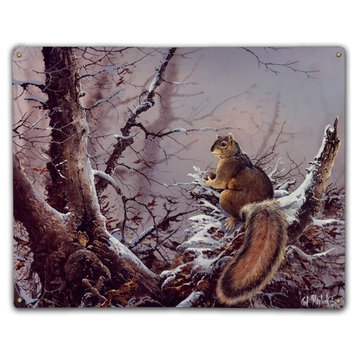 Red Squirell, Classic Metal Sign