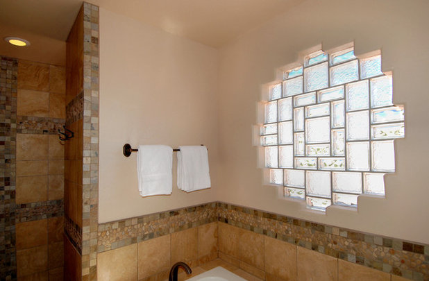 American Southwest Bathroom by Camian Larson of Zenteriors Design