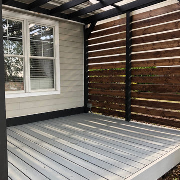 Pergola Deck and Wall Affer - Pergola Makeover
