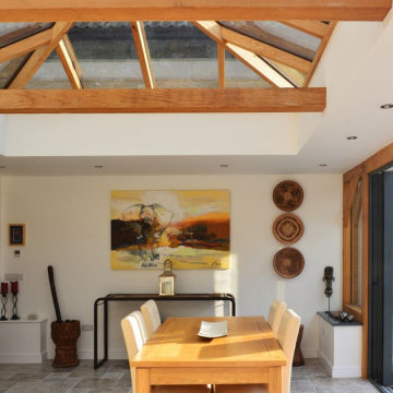 Oak Orangery with a Contemporary Twist