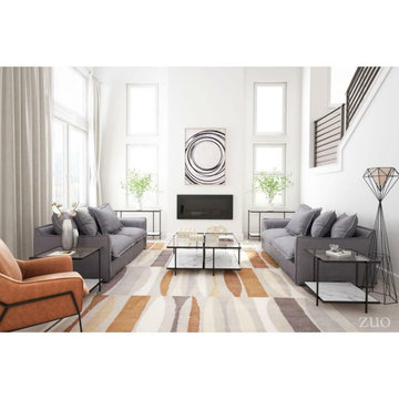 Modern Glass and Lucite Side End Tables