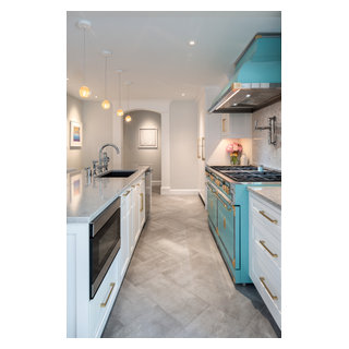 Tiffany Blue Kitchen Remodel - Contemporary - Kitchen - Philadelphia ...