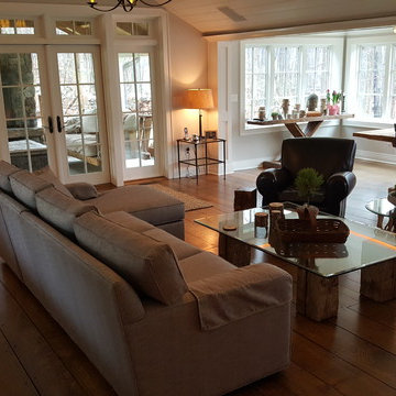 Pound Ridge Transitional Farmhouse