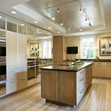 kitchen mirrored cabinets