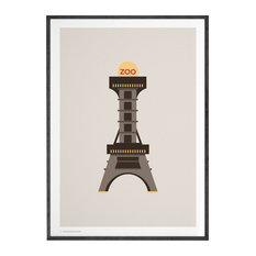 "Copenhagen Zoo" Poster, Day, 50x70 cm