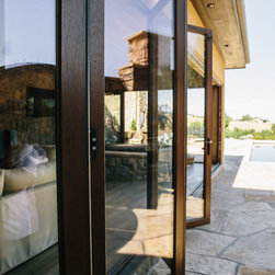 Lone Tree Rustic Home Wood Windows/Doors Project - Patio Doors