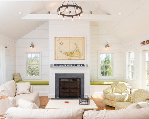 Beach Style Living Room Design Ideas, Remodels & Photos | Houzz