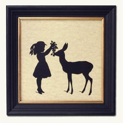 Alice & The Fawn Silhouette - Holiday Decorations