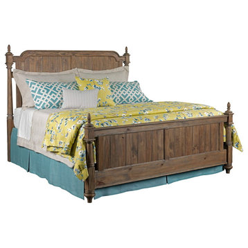Kincaid Weatherford Westland Queen Poster Bed, Gray Heather