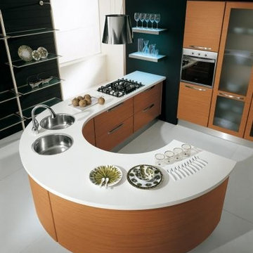 Modern Italian Custom Made Kitchens by LUBE