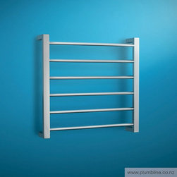 Base 6 Bar Heated Towel Ladder 60X60cm - Heated Towel Rails