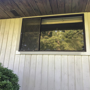 Siding replacement - Cedar Channel Vertical Siding