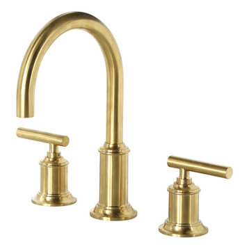 Modern Gooseneck Spout Faucet, Gold