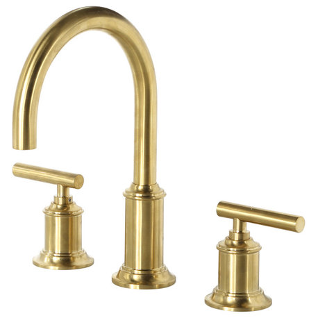 Modern Gooseneck Spout Faucet, Gold