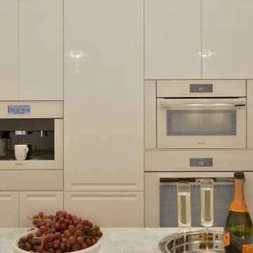 Contemporary White Kitchen with a Traditional Twist