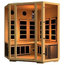 JNH Lifestyles Joyous 4 Person Corner Far-Infrared Sauna