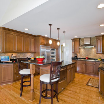 McLean Kitchen Renovation Opens To Beautiful Outdoor Structures