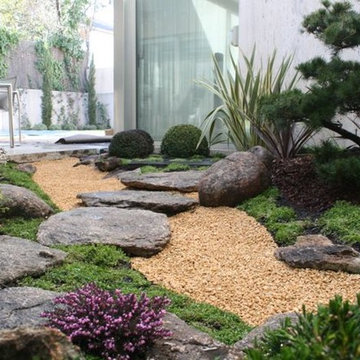 Jardin japones con Niwaki