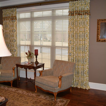 Interior design and window treatments by Vanessa Downs
