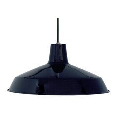 Nuvo Lighting 76/284 1 Light 16"W Pendant - Black