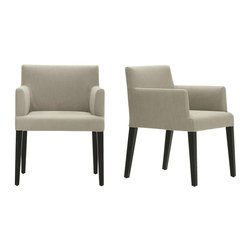 Poliform - Velvet Chair with Arms by CR&S Poliform for Poliform - Dining Chairs
