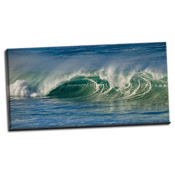 Fine Art Photograph, Ocean Waves I, Hand-Stretched Canvas