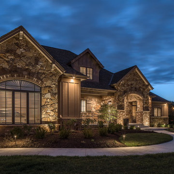 Front Entrance Lighting | Security Landscape Lighting Omaha Nebraska