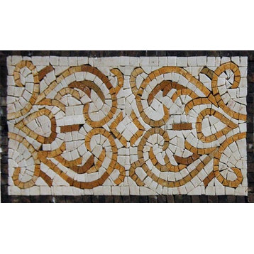 Border Marble Mosaic Design, 8"x12"