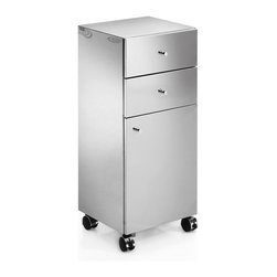 Runner 5431 Vertical 2-Drawer Storage Unit on Wheels - Storage Cabinets