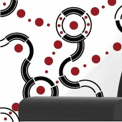 Dot Tracks Wall Decals - Wall Decals