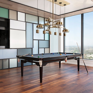 W Penthouse Convertible Table in Billiards Mode