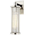 Hudson Valley Lighting - Hudson Valley Lighting 9121-PN Marley 1-Light Wall Sconce - Mounting Direction: Down  AssemMarley 1-Light Wall  Polished NickelUL: Suitable for damp locations Energy Star Qualified: n/a ADA Certified: n/a  *Number of Lights: 1-*Wattage:75w T10 E26 Medium bulb(s) *Bulb Included:Yes *Bulb Type:T10 E26 Medium *Finish Type:Polished Nickel