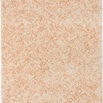 Dalyn Rugs - Dalyn Zoe ZZ1 Orange 2'6" x 12' Runner Rug - Made from space dyed wool the Zoe Collection features cut and loop pile. Choose from 8 vibrant colors of hand-tufted diamond shaped patterns.
