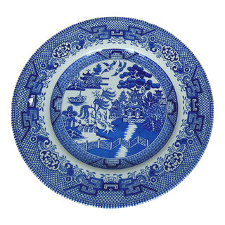 Lovecup Blue Willow Plates Set Of 4 L083