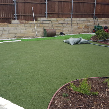 Prosper, TX Pool/Spa, Paver Deck, Synthetic Lawn Gras, Putting Green, Landscape
