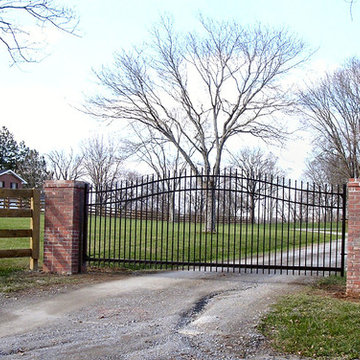 Estate Gate and Wood Fence