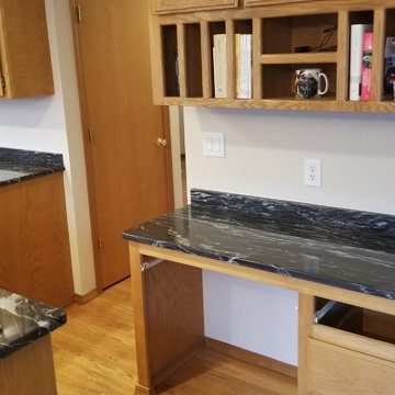 "Silver Waves" Granite Countertops