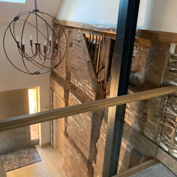 Double & single storey rear extensions with balcony & internal alterations