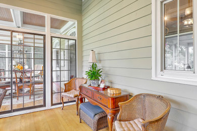 This is an example of a porch design in Charleston.