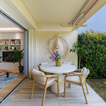 Roquebrune-Cap-Martin - Rénovation d'un appartement en rez-de-jardin traversant.