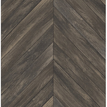 Parisian Espresso Parquet Wallpaper Bolt