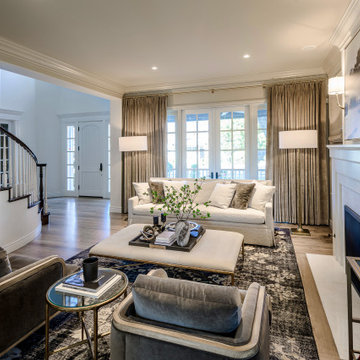 Los Gatos Refined Living Room • Atelier Noël
